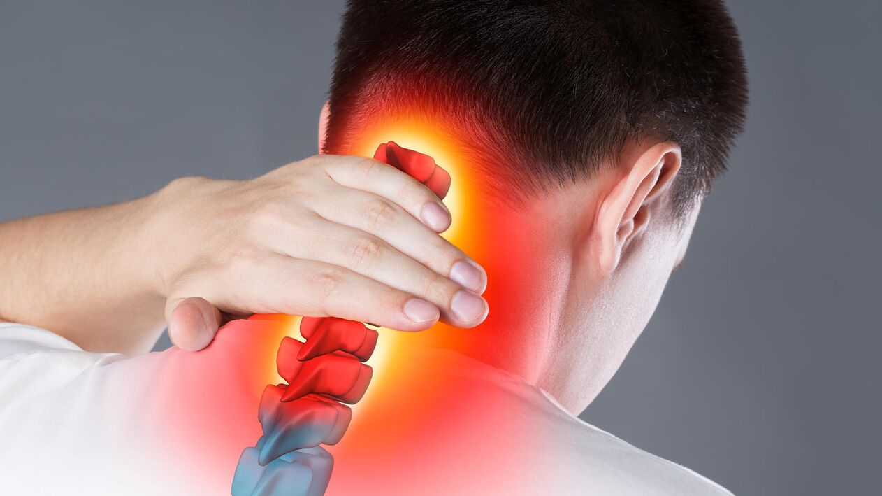lepoko mina osteokondrosiaren ondorioz